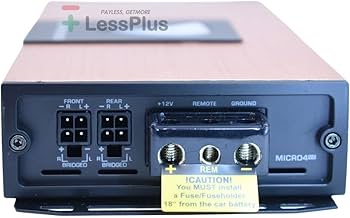 ダイアモンド　DIAMOND AUDIO MICRO4V2 アンプ 正規品 MICROV2 Series 4-Channel Full Range Class D Amplifier - MICRO4V2