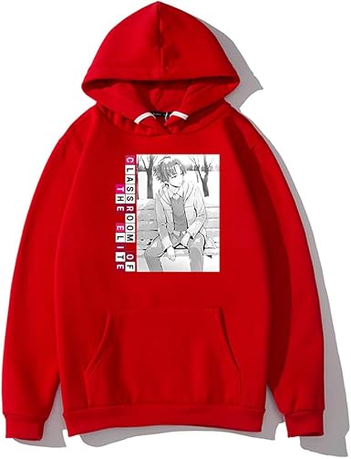 Amazon.com: WJHYWDH Sudadera con capucha para el aula de la élite con  capucha de anime 2021, Rojo, XL : Ropa, Zapatos y Joyería