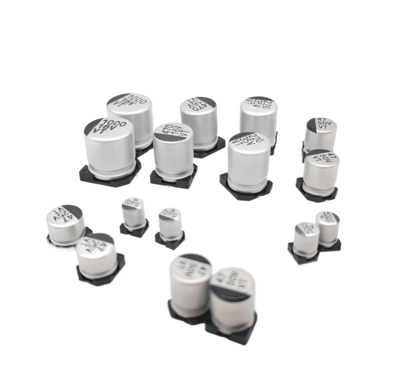 Condensateur CMS 50V 2.2uf en aluminium électrolytique pour circuit imprimé