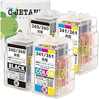 Amazon.co.jp: C-JETANK 詰め替え カートリッジ BC-340 BC-360 + BC