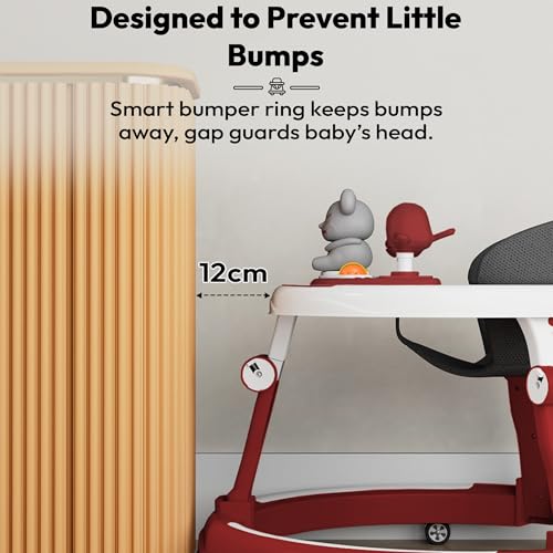 Image of StarAndDaisy Baby Walkers for 9 Months + Or 6-24 Month Baby Boy Girl /360Walker for Kids with 7 Level Height Adjustment /Walker for Baby with Switchable Food & Musical Toy Tray.