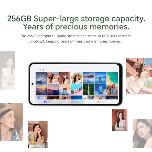 Image of Honor X7c 5G Dual SIM | 8GB RAM, 256GB Storage | 50MP AI Camera | 5 Star SGS Rated | IP64 Standards | 120Hz Refresh Rate | 5200mAh Battery | Without Charger | (Vegan Leather Forest Green)