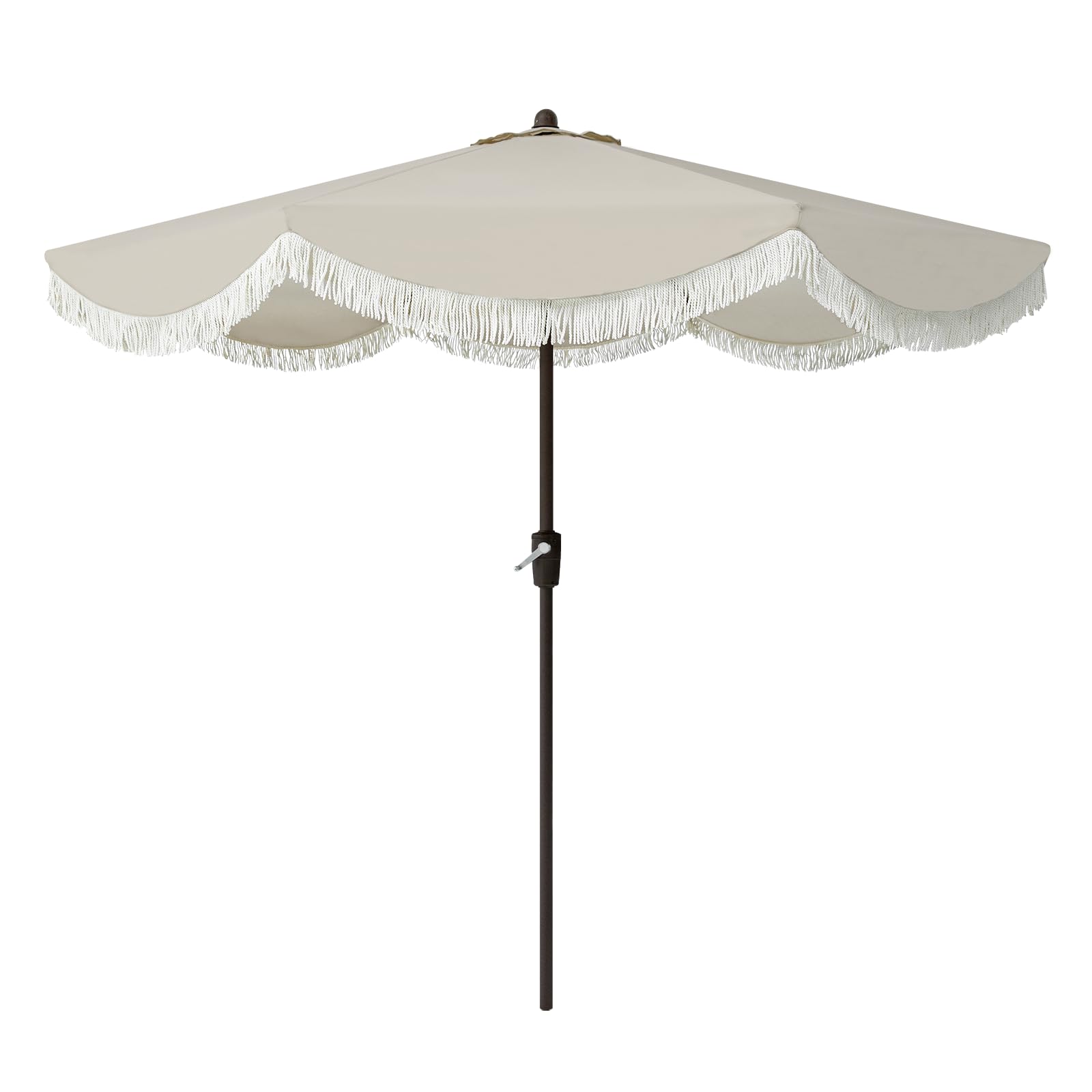 Tempera Auto Tilt Scalloped Patio Umbrella