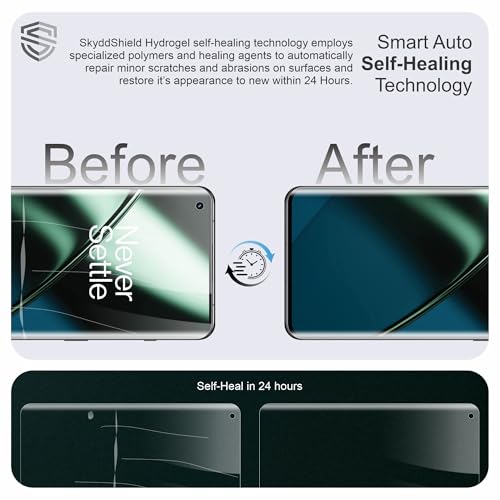 Image of TPU hydrogel Edge to Edge Screen Protector Guard For Oneplus 11, OnePlus 10 Pro and OnePlus 9 Pro (6.7 Inch) With Installation Kit | Fingerprint Compatible | Edge to Edge Coverage