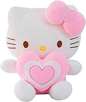 TaoQi Girls Plush Animal Toy Plush Kitty With Big Heart Stuffed Kitty Soft Baby Cat 30cm Doll