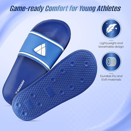 Vizari Youth Soccer Slide Sandals for Comfort and Convenience | Youth Sandals for Post-Game Recovery | Enjoy Casual Wear and Lightweight Feel with Boys Flip Flops and Girl Sandal2