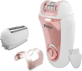 Depilador Philco Bivolt 4 acessórios Corpo e Rosto PDPE01 Bivolt