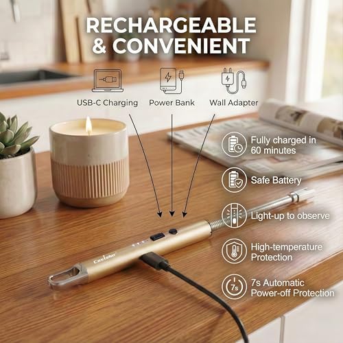 Encendedor eléctrico Castelar con cuello flexible largo miniatura 3
