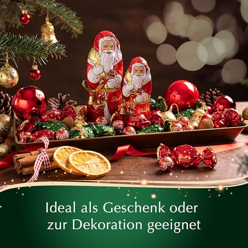 Lindt Schokolade zu Weihnachten | Baumbehang Mischung | 484 g Großpackung | 3 köstliche Spezialitäten: Cresta, Nougat, Blätterkrokant | Schokoladengeschenk zu Weihnachten