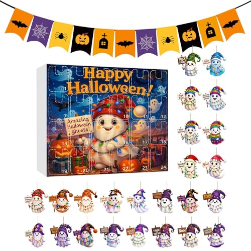 Calendrier de compte à rebours d'Halloween pour fête à la maison
