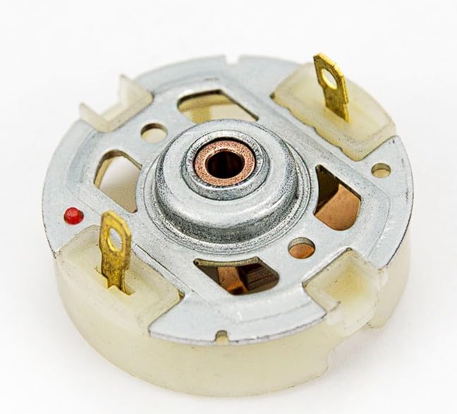 Porta spazzole motore RS550 (con spazzole in carbonio) - Ricambio per trapano avvitatore elettrico 12 V-18 V B - Metallo durevole