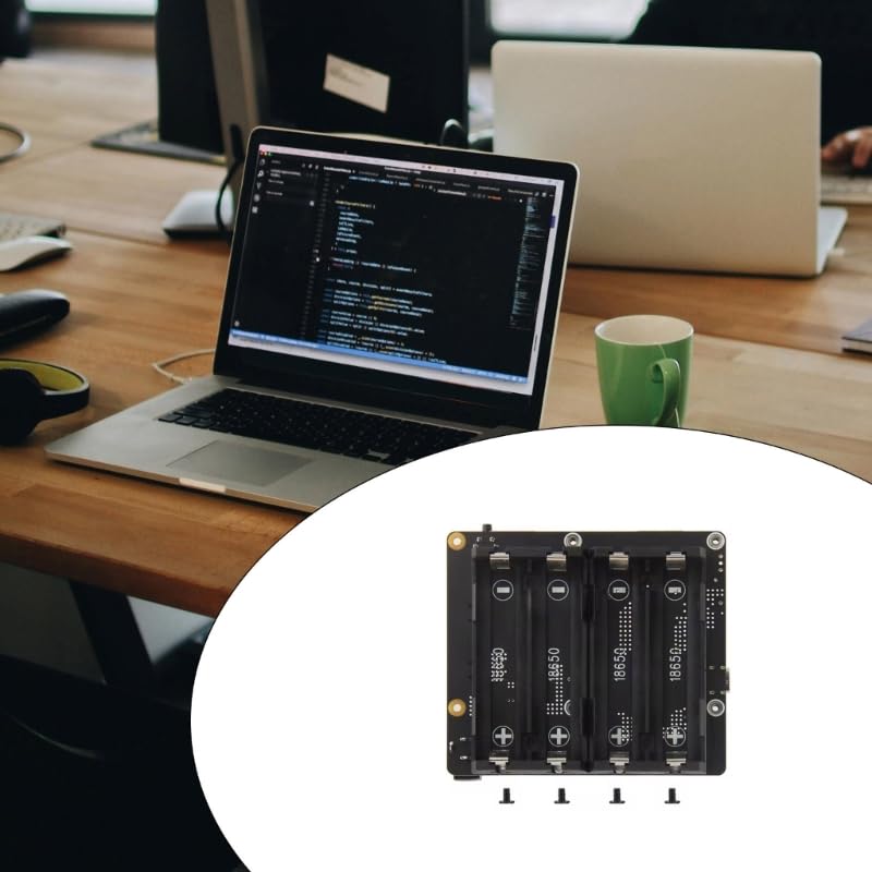 X1202 UPS Power Management Board Apagado seguro para RPi 5 con monitor