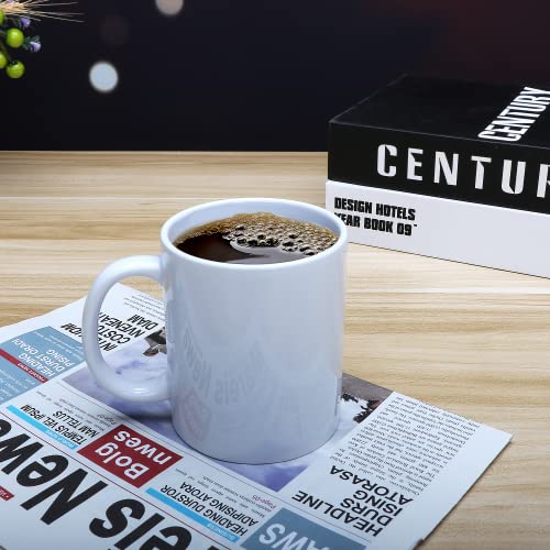 Ceramic Coffee Mug,White Tea Mug ,Classic Drinking Cups With Handle,11 Oz Cups Set Of 12, For Hot Or Cold Drinks Like Cocoa, Milk, Tea Or Water(Labels & Chalk Marker) #TOP5