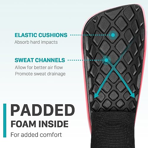 Northdeer Football Shin Pads, Kids Adults Shin Guards with Ankle Protection - Image 3