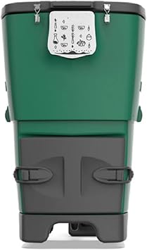 Kitchen Compost Bin, Thermal Compost Bin, Large Compost Bin Outdoor,120L /32 Gallons, Insulation Material Composter, Accelerated Composting with Huge Opening and Bottom Liquid Collection,for Garden Pa