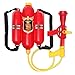 Produktbild Brigamo Feuerwehr Lösch Wasserpistole, Wasserspritzpistole mit 1.5 Liter Tank Spritze
