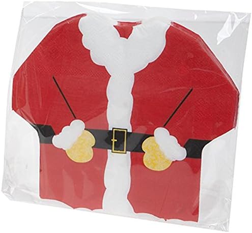 Santa Suit Xmas Christmas Paper Napkins 16 Pack Festive Novelty