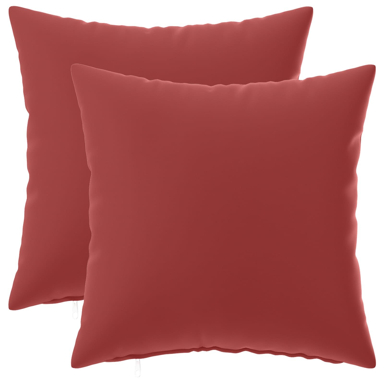 vidaXL Cushion Cover 2 pcs HEERLEN Wine Red 50 x 50 cm Polyester
