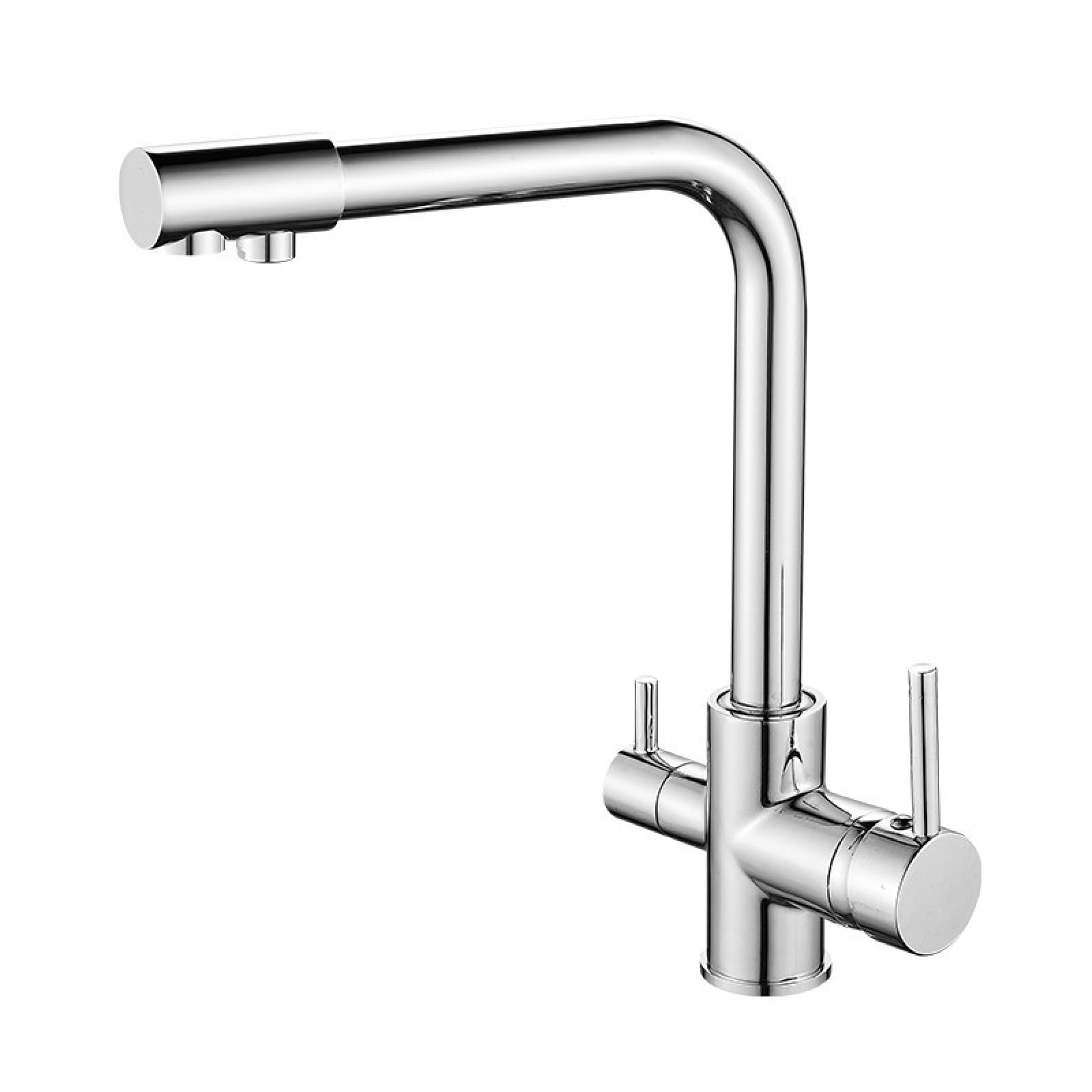 Fanjubei Electroplating Kitchen All-Copper Multifunctional Vegetable Washing Basin Purification Faucet, Electroplated