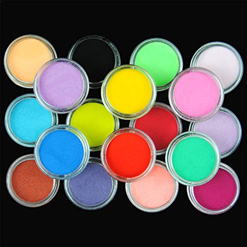Yushu DIY Epoxy Handwerk Making Tools Shiny Powder Luminous Shine Pailletten Filler, Shiny Dust Set Nail Art Decoration… – Bild 3