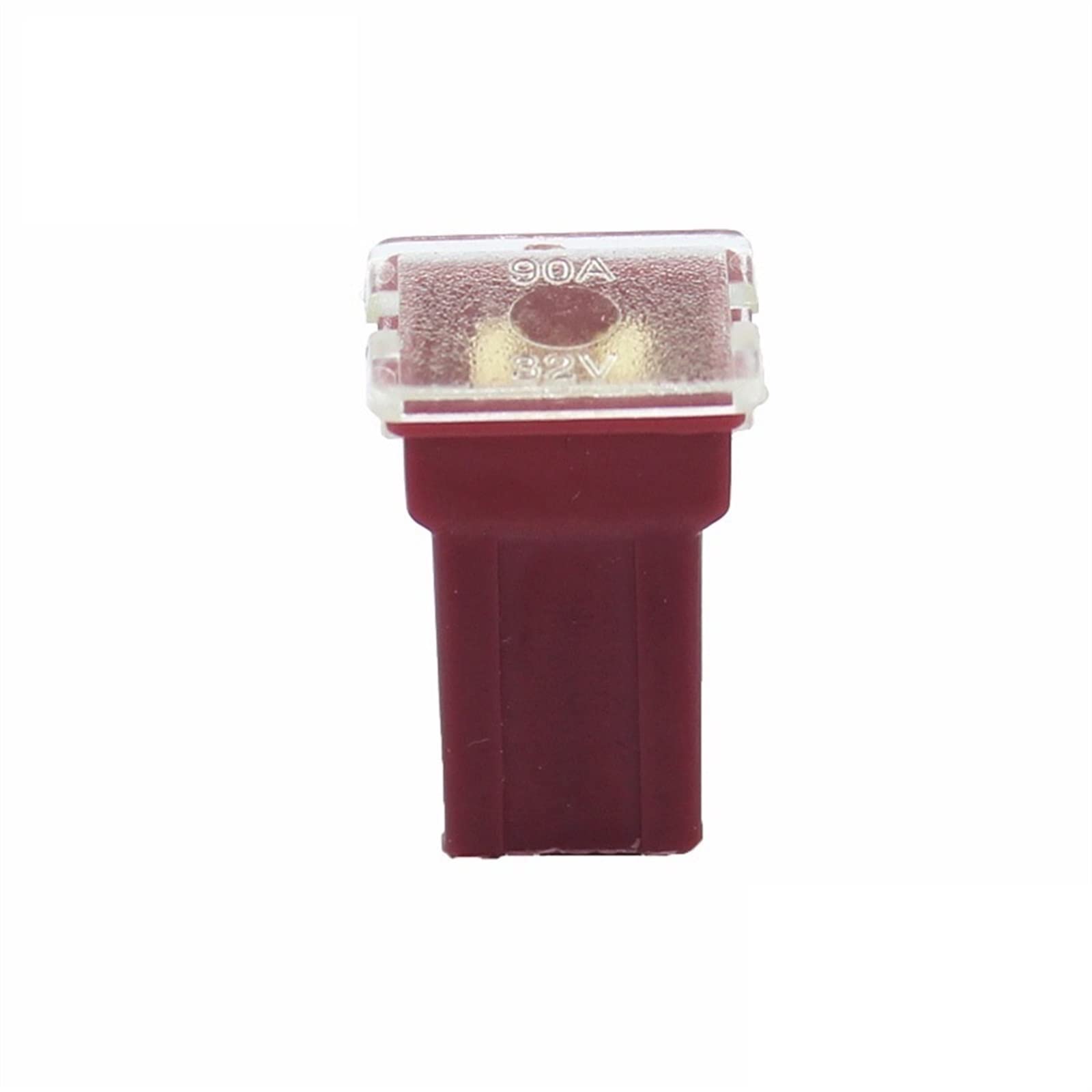 KXIWLUFV 10pcs 20A 25A 30A 40A 50A 60A Insurance Auto Square Fuse Tube for Car Air Conditioning Fan(90a)