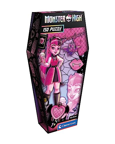 Clementoni | Puzzle Monster High Draculaura pour Enfants 7 Ans+ | 150 Pièces 48,5x33,5 cm | Jeu de Société | Activité Observation Logique | Licence...