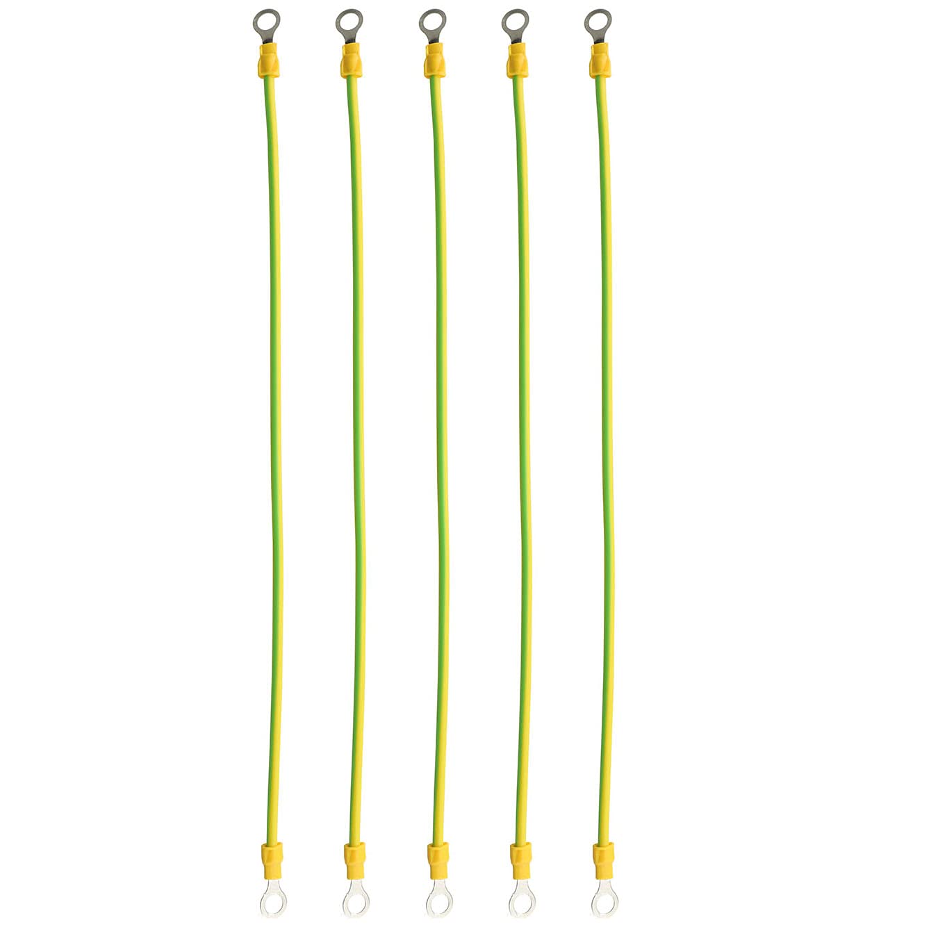 Buy RLECS 5pcs Grounding Wire 30cm 13AWG Jumper Photovoltaic Ground