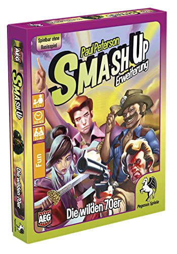 Smash Up Die Wilden Pegasus Spiele 17277G Lot de 70 pour Soirée Jeux Amis en Famille