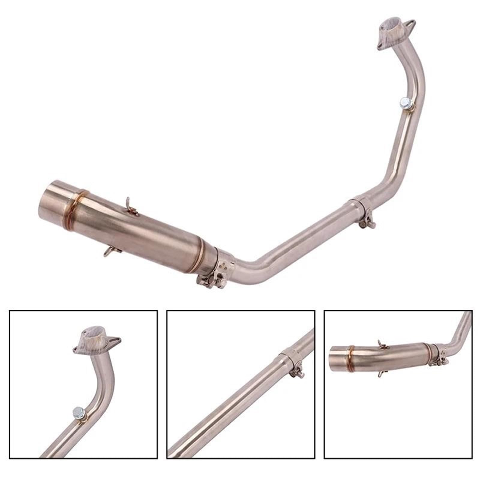 Silencieux D'échappement Avant pour Moto pour H&Onda pour CBR125, pour CBR125R, pour CB125R, pour CBR 125R, CB 125 (2017-2021) Tuyau D'échappement(Couleur 2)