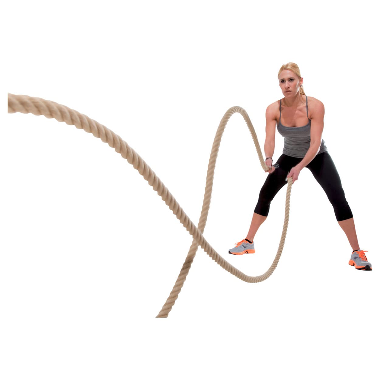 Sport-Tec Fitness Tau Trainingsseil Schlagseil Battle Rope Schlangenseil 3 cm x 15 m