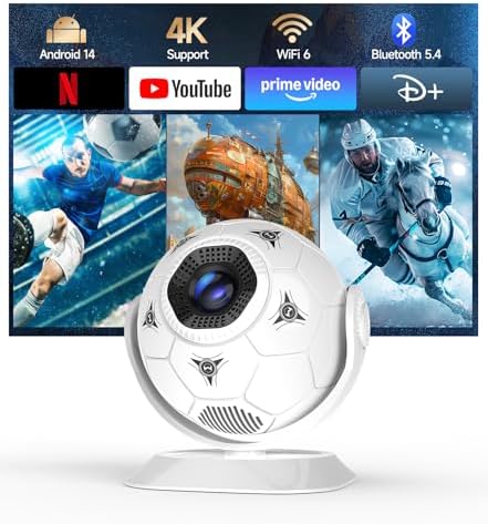 Magcubic 2026 Football-Themed Mini Projector, Portable Projecteur...