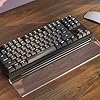 MAMBASNAKE Ergonomische Polssteun voor 68-Key 65% Toetsenbord, Acryl Toetsenbord Polssteun Pad, Premier Clear Acryl, Antislip Voeten, Keyboard Wrist