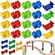 Holzeisenbahn Schienen Adapter，Holzeisenbahn Verbinde, 28 Stück Connectors Eisenbahn Spielzeug Zubehör, Schienenverbinder aus Kunststoff Eisenbahn Spielzeug Zubehör für Kinder im Alter Von 3-7