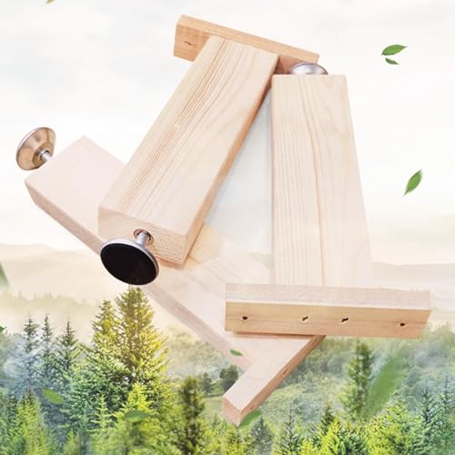 Patas ajustables de madera para cama, paquete de 4 patas de piel para somier de listones, muebles de bricolaje, altura de repuesto de 24 a 26 cm, patas de soporte de cama fuertes para decoración del
