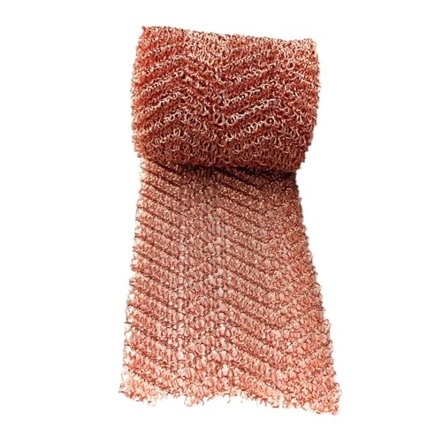 DACONGMING Anti Limaces Et Escargots Grillage Anti Rongeur Filet en Cuivre 12.7 Cm X 6 M Protection Parterres Surélevés pour Jardin Double Grillage Anti Rongeur Limaces et Escargots Piège à Escargots