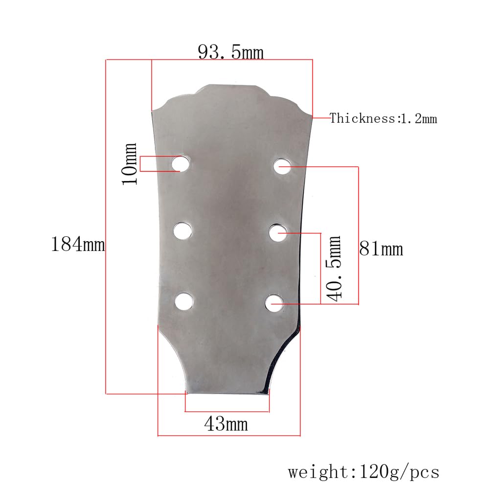 RuiJOTWAT LP Electric Guitar Head hardware Template Guitar Making Mold - Image 2