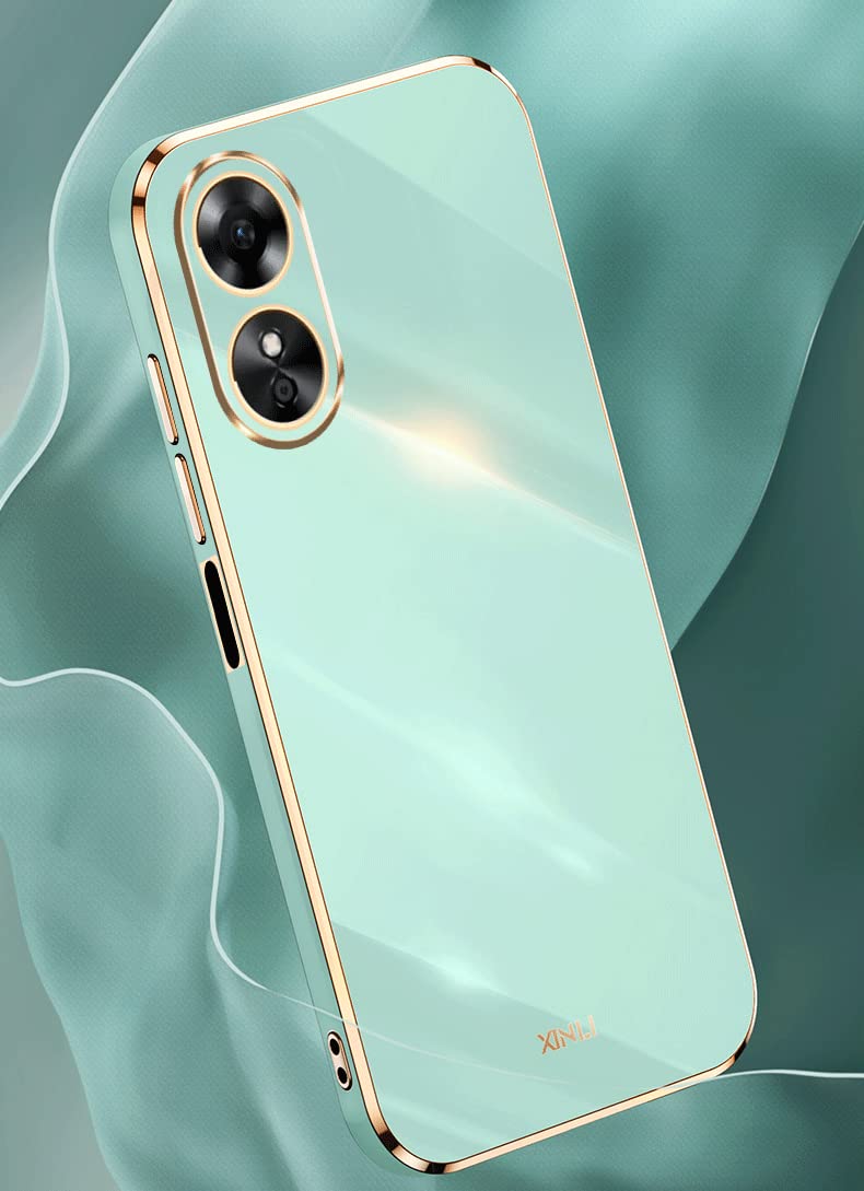HAOYE Cover per Oppo A17, Stile di Pittura a Colori Freschi Silicone