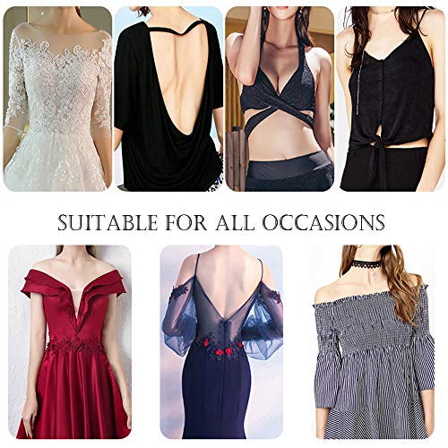 Silicone Nipple Covers - 5 Pairs, Women's Reusable Adhesive Invisible Pasties Nippleless Covers