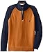 Nautica Big Boys' Long Sleeve Color Block 1/4 Zip Sweater