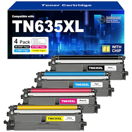 Toner TN635XL haute capacité pour des impressions nettes sur HL-L3230CDW et MFC-L3770CDW