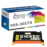 PREMIUM CARTOUCHE - x1 Toner - 593-10173 NF556 (Yellow) - Compatible pour Dell 3110cn 3115cdn 3115cn