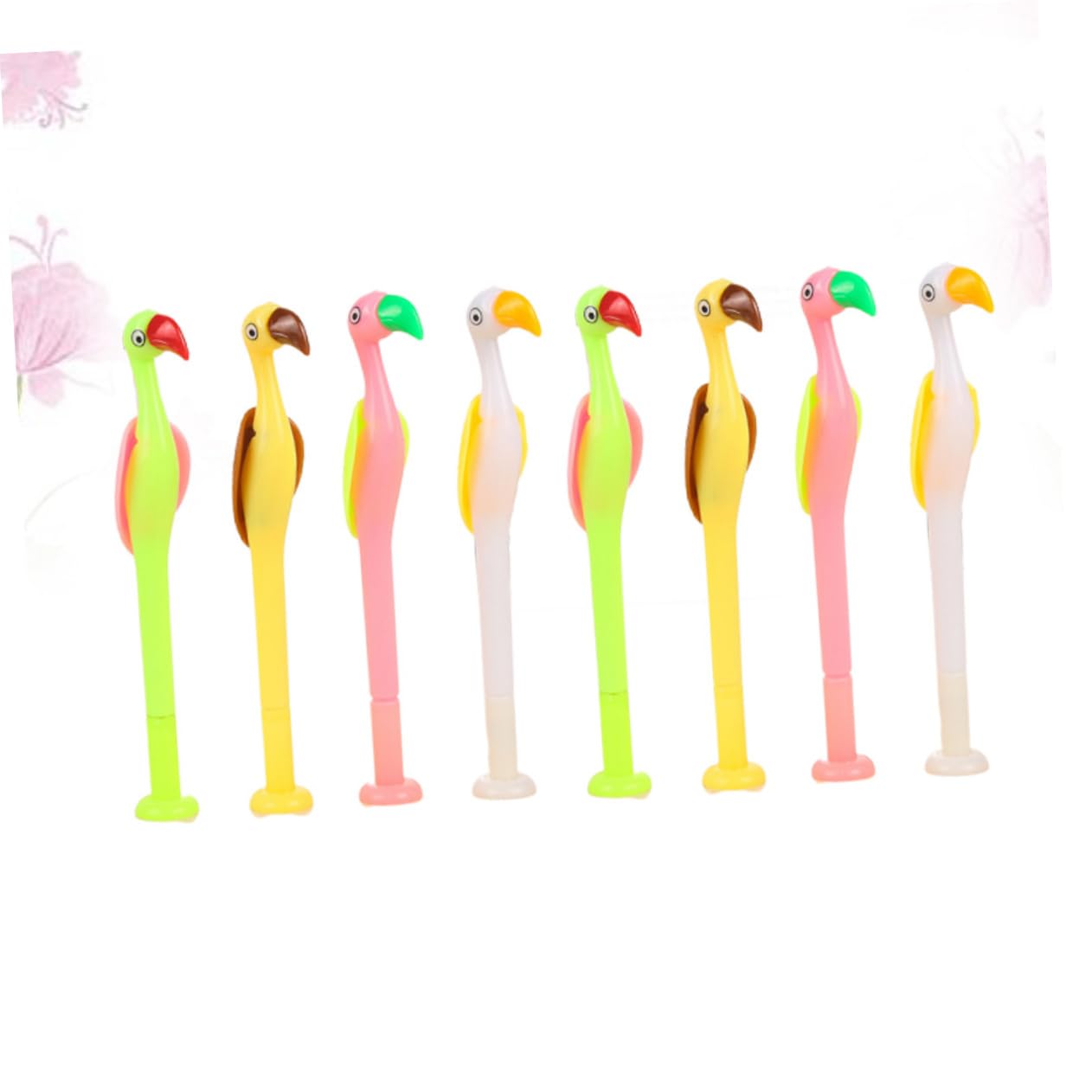 SHINEOFI 24piezas Bolígrafos De Gel Creativos De Flamenco Tinta Para Estudiantes Diseño Kawaii Escritura y Resistente Útiles De Oficina y Escolar