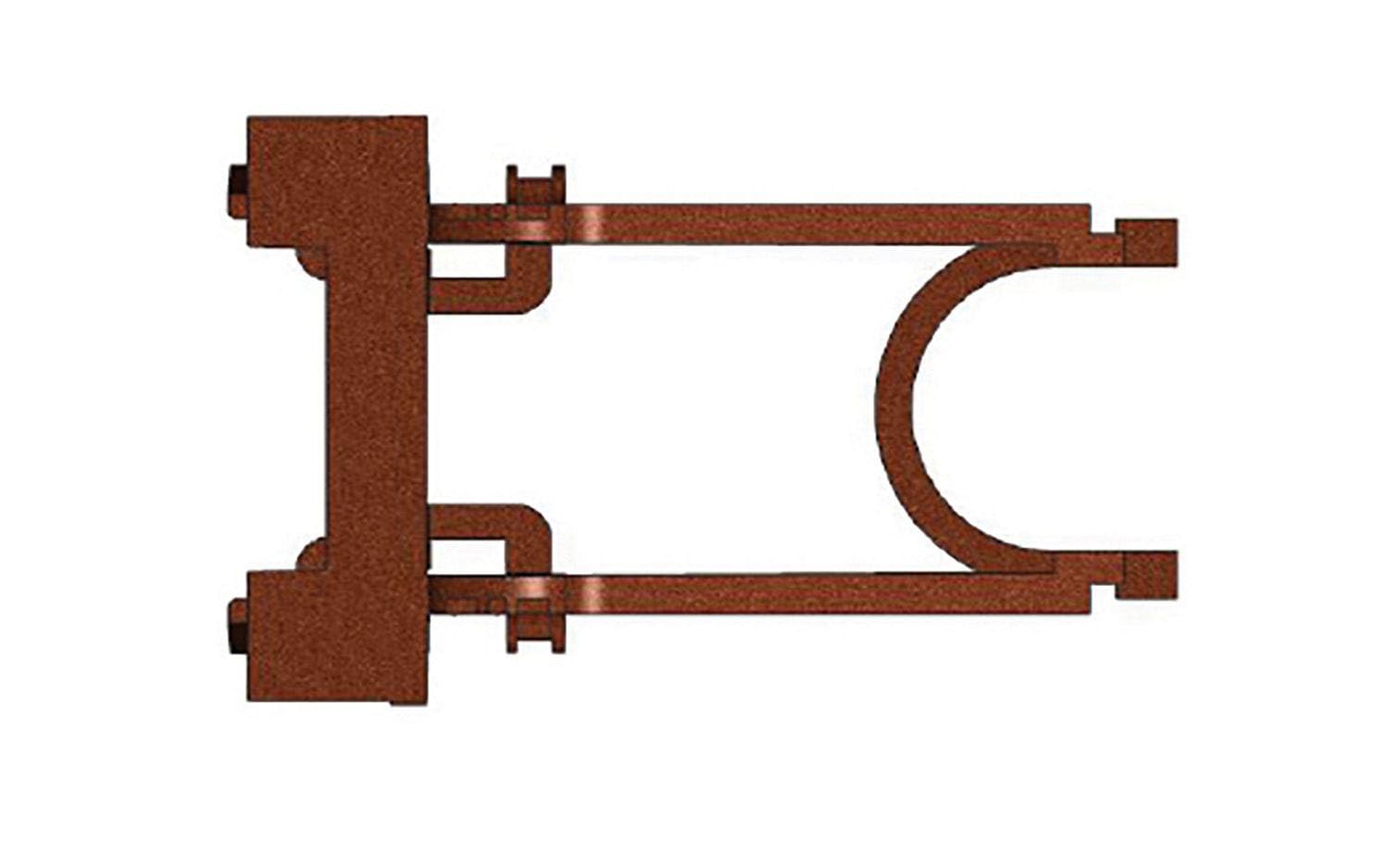Hornby TT8010 Buffer Stop - Spare Parts and Train Accessories for Hornby OO Gauge Model Railway Sets, Coupling and Modelling Tools - 1 x Buffer Stop, Scale 1:120, Black