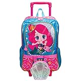 Mochila de Rodinhas Grande com Bolsa Sestini Y Anime - Colorido