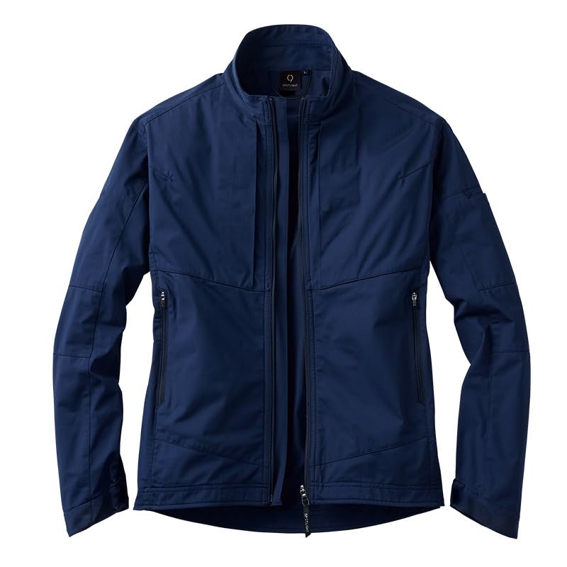[サンエス] 長袖ブルゾン SPT22111 ネイビー L