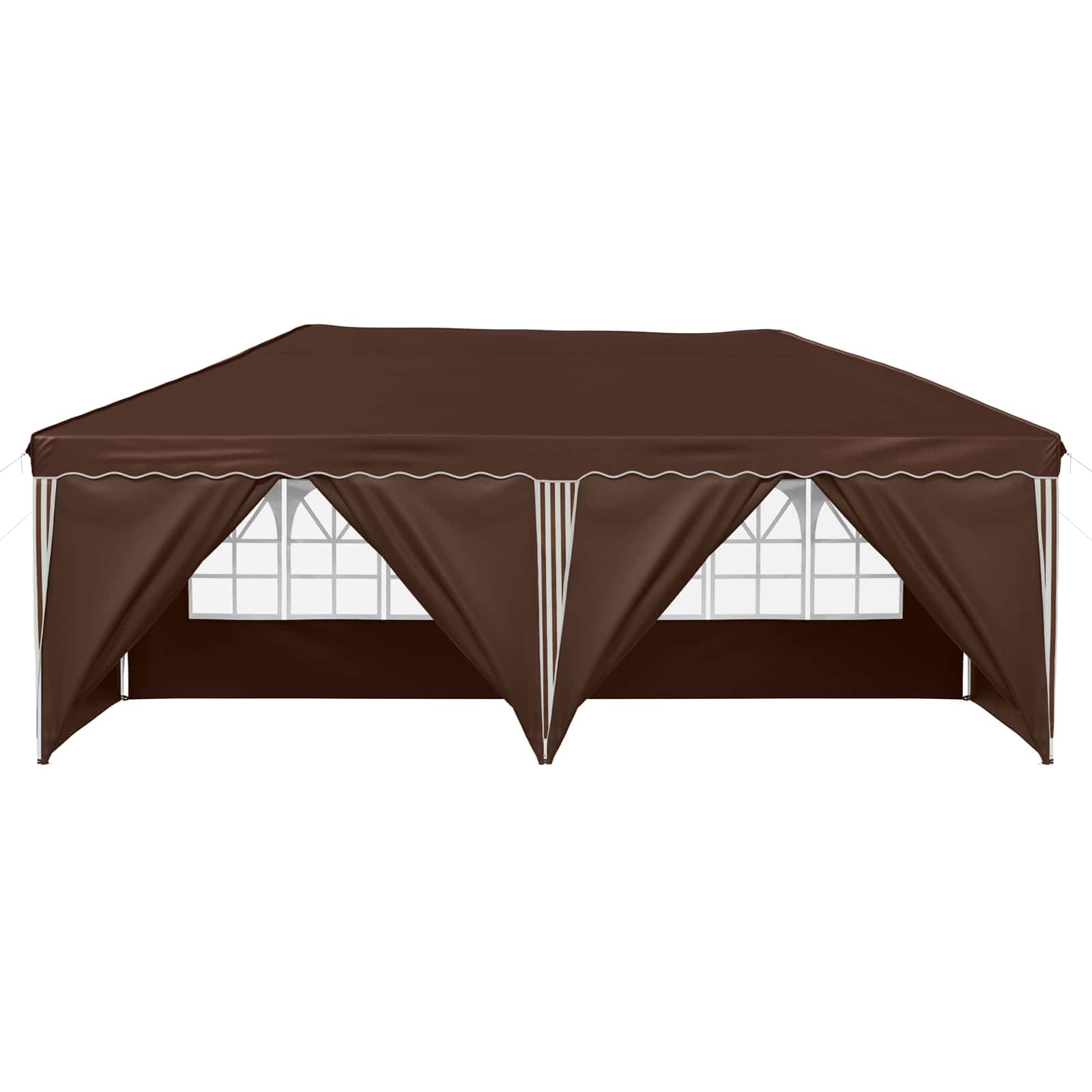 Carpa para fiestas (3 x 6 m), color marrón