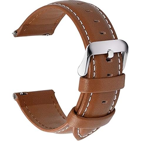 Fullmosa 20mm Genuine Leather Watch Strap Cover