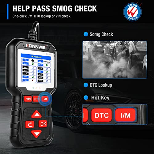 Konnwei Kw320 Car Obd2 Scanner Professional Code Reader Engine Fault Code Reader Scanner Can Diagnostic Scan Tool For All Obd Ii Protocol Cars Since 1996 #TOP5