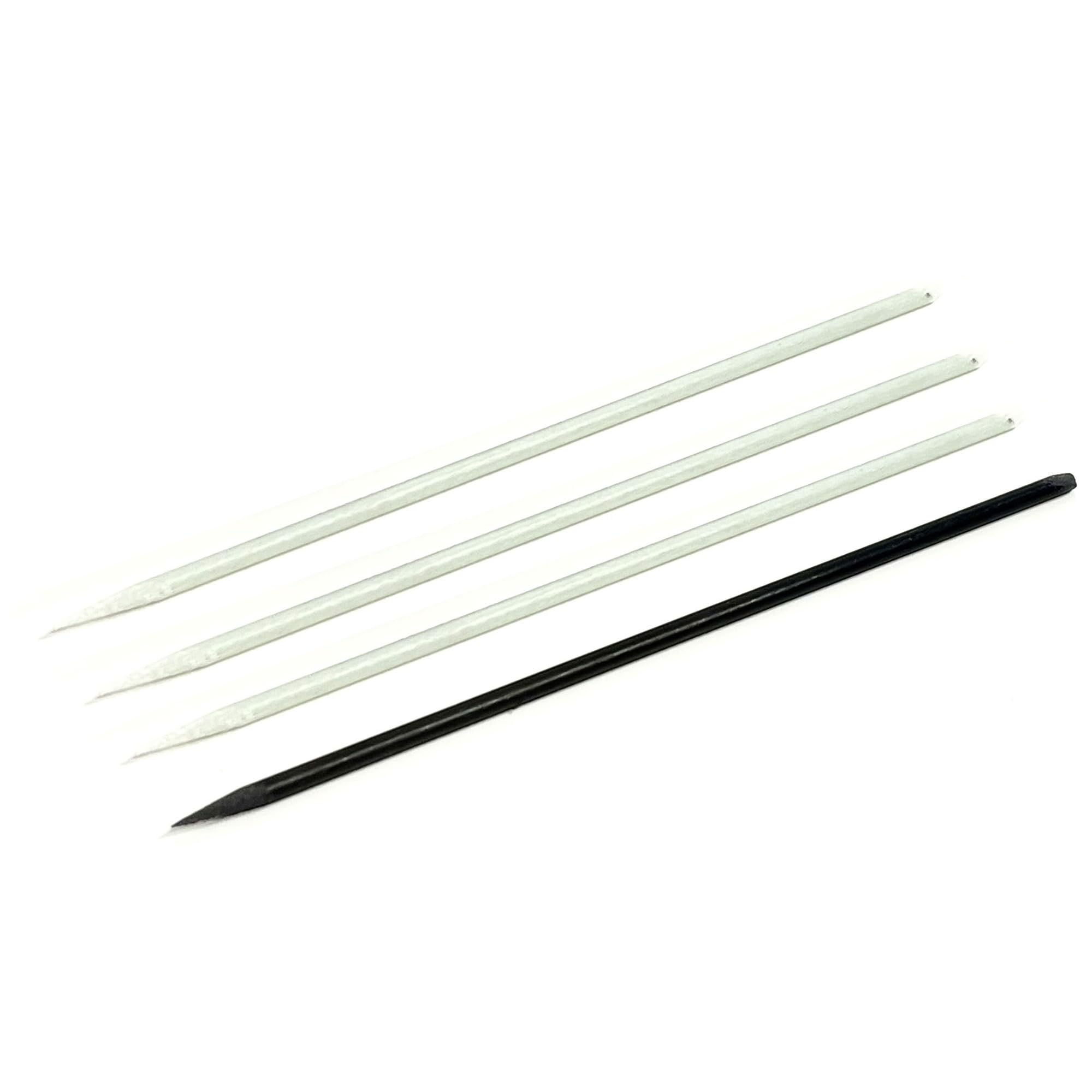 Le Crayon a Gratter Conservator Precision Pencil Refill Set - 3 Fiberglass Tips, 1 Carbon Tip (No Pencil)