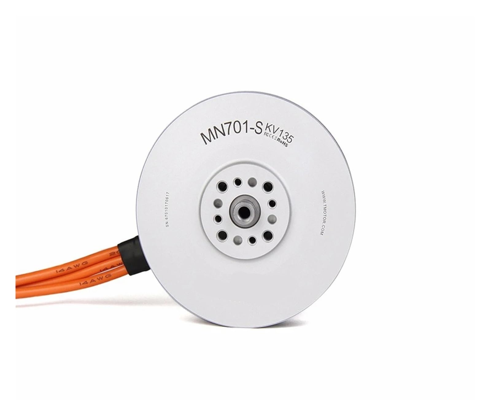 MN701-S KV135/KV280 Juego de Motor sin escobillas a Prueba Agua 9,7 kg Empuje máximo IP45 Ideal, Compatible con Dron multirotor(2PCS KV135)